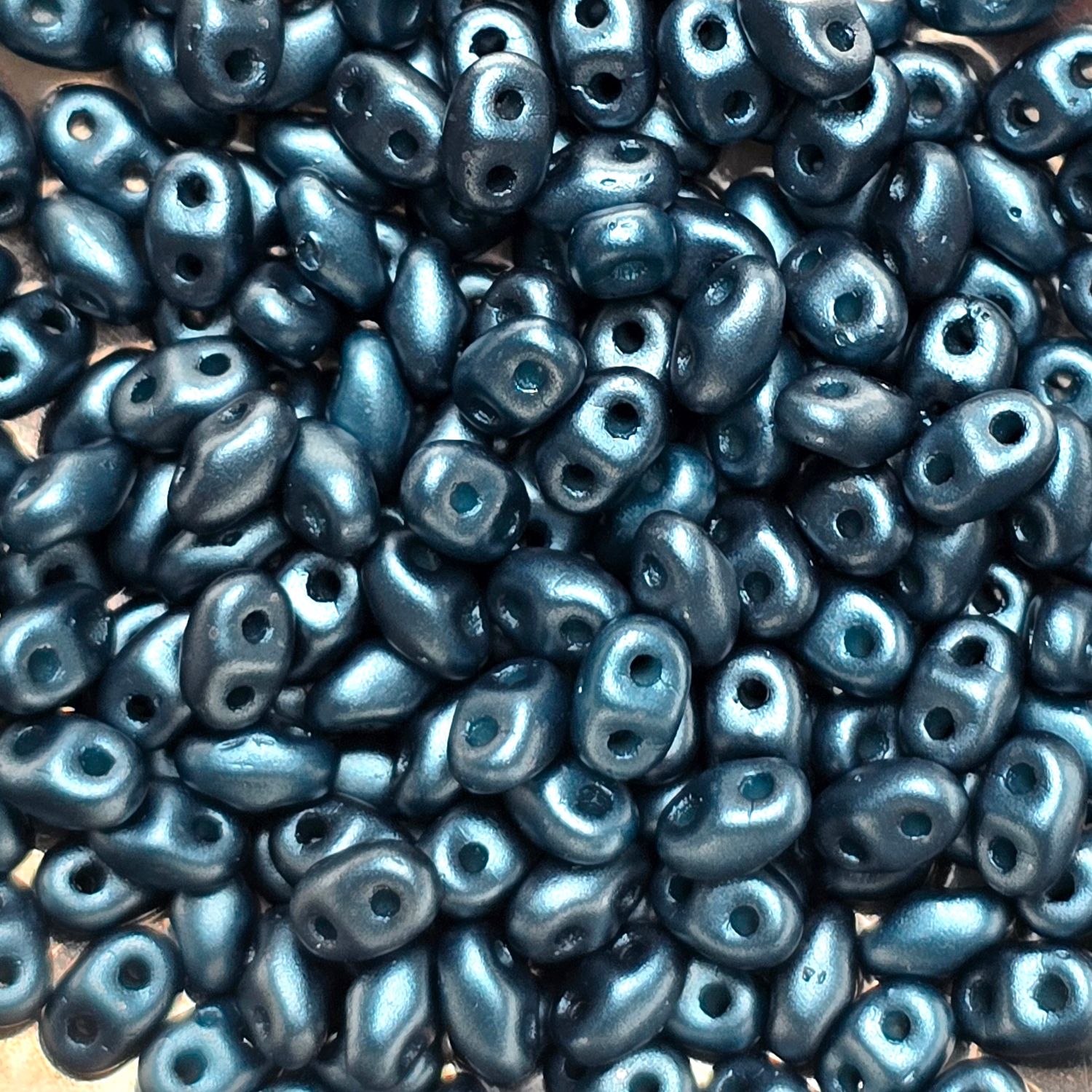 MiniDuo Beads: Pastel Petrol