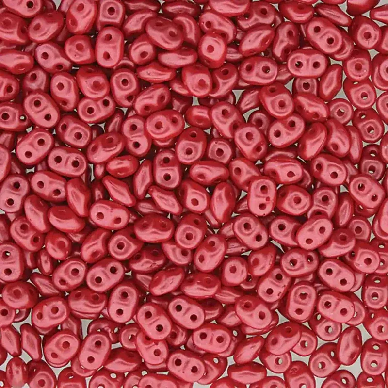 MiniDuo Beads: Pastel Dark Coral