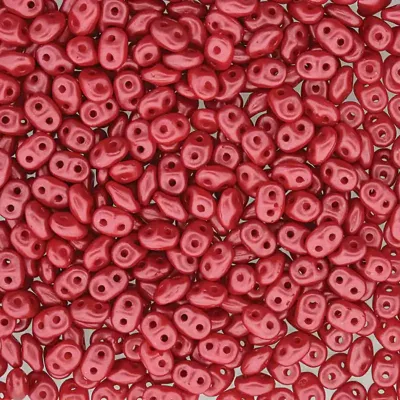 MiniDuo Beads: Pastel Dark Coral