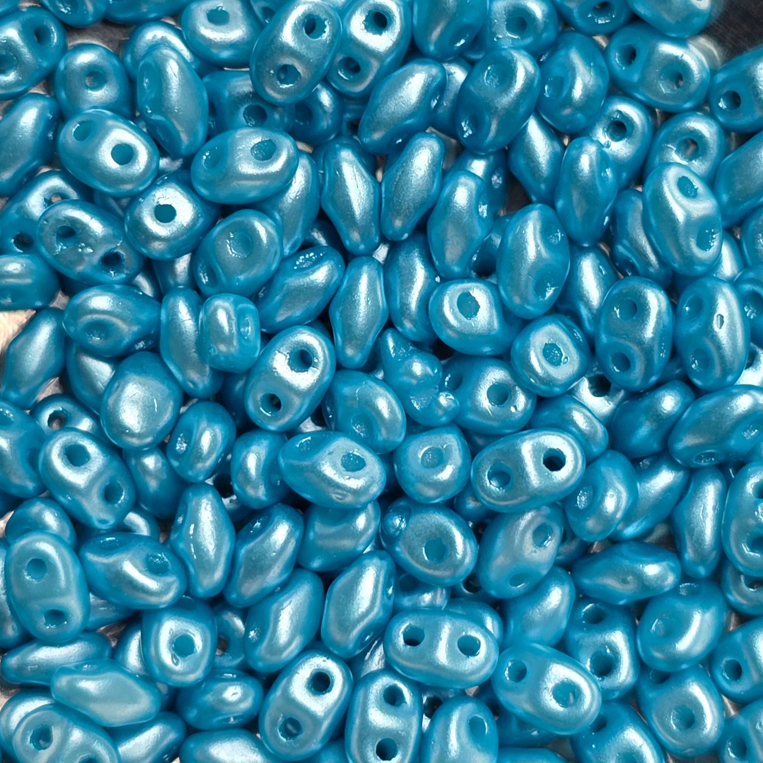 MiniDuo Beads: Pastel Aqua