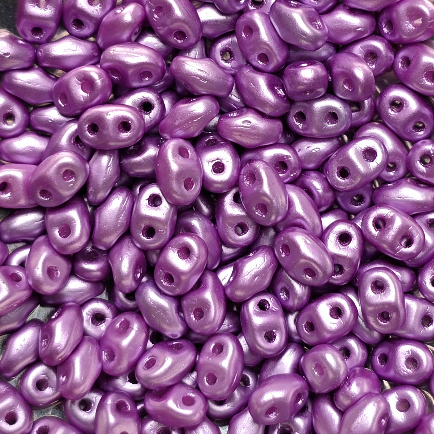 MiniDuo Beads: Pastel Lilac 