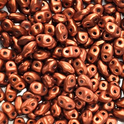 MiniDuo Beads: Pastel Burnt Copper