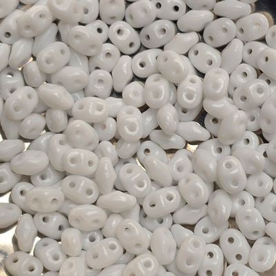 MiniDuo Beads: Opaque White