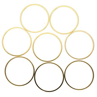 30mm Round Gold Plated Frame 1.2mm Thickness