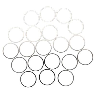 20mm Round Silver Plated Frame 1.2mm Thickness