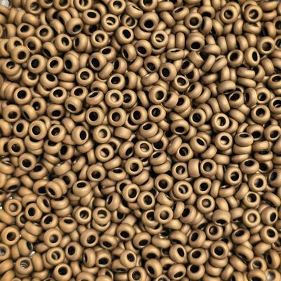 Toho 11/0 Demi Round Beads: Matte Bronze 
