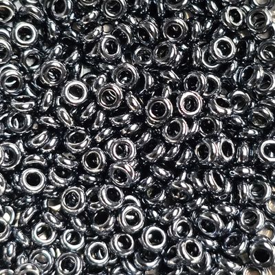 Toho 8/0 Demi Round Beads: Hemitite 