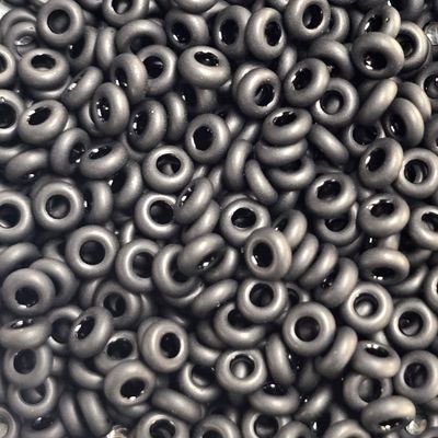Toho 8/0 Demi Round Beads: Matte Jet 