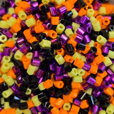 11/0 Hex Seed Beads: Halloween Mix