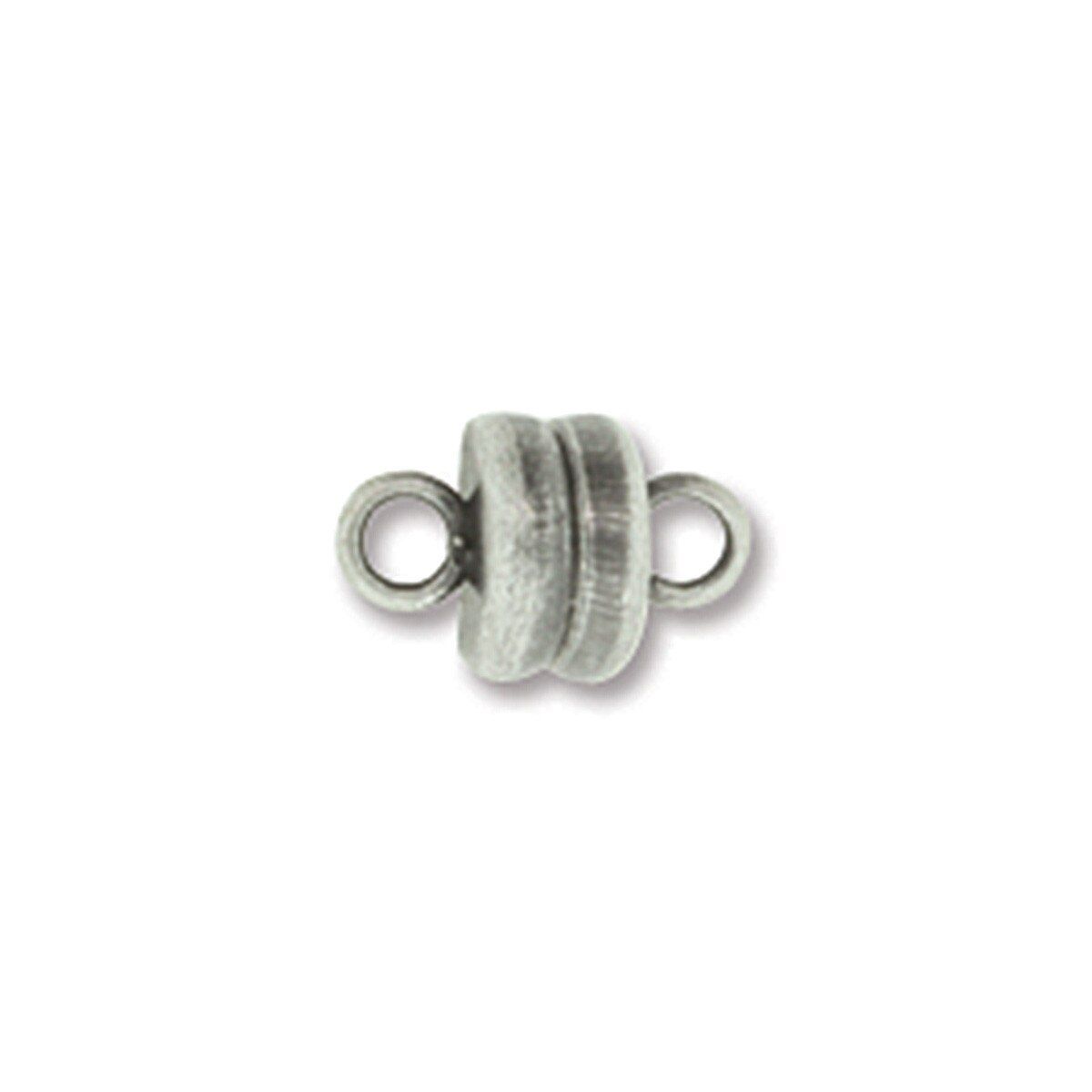 6mm Magnet Clasp - Antique Silver Plated
