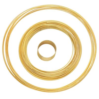 Memory Wire Assorted Sizes Ring-Bracdelet-Necklace Gold Plated