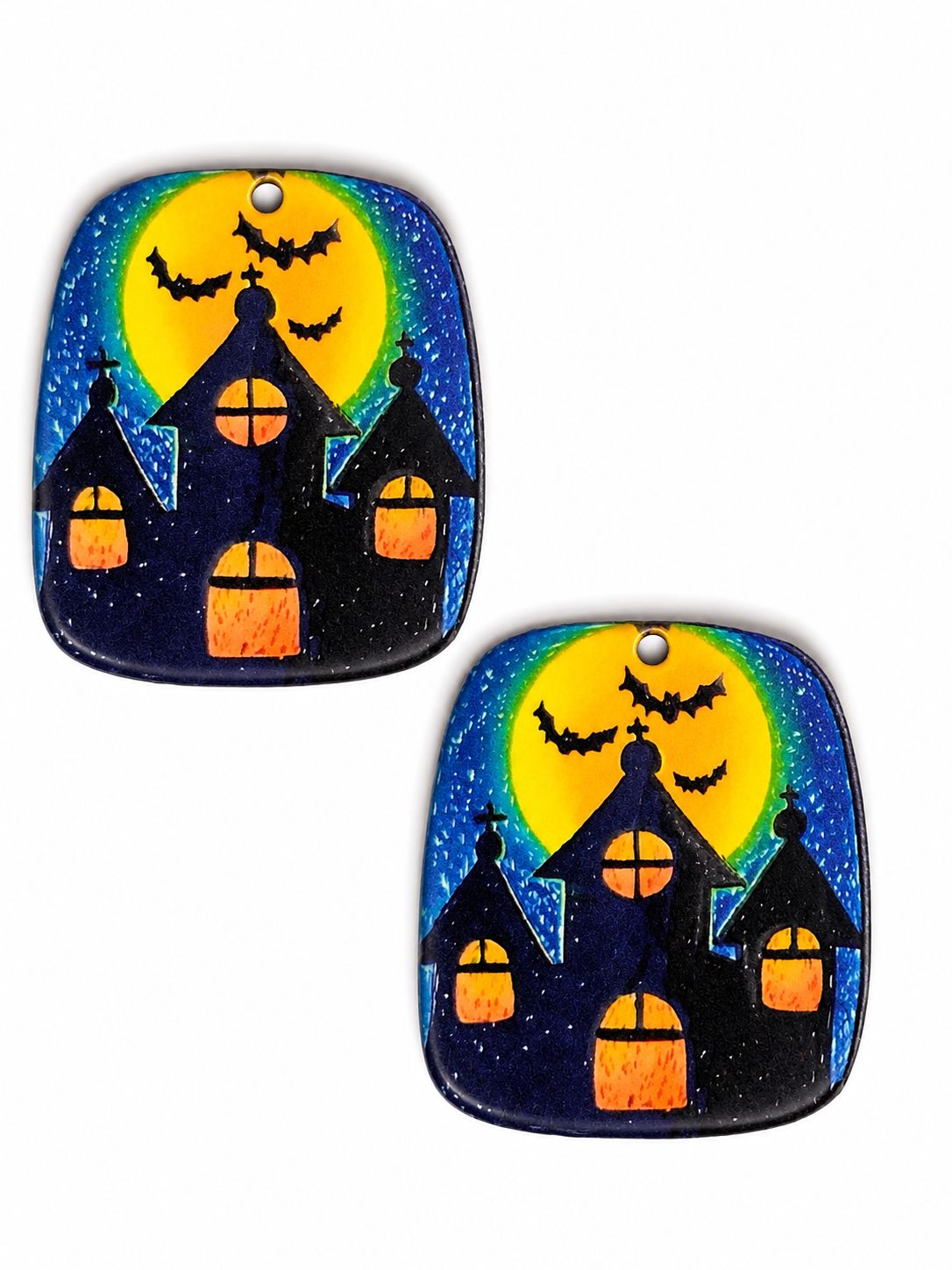 Spookey House Pendant/Cabochon 42x36mm Spookey House Pendant/Cabochon 42x36mm
