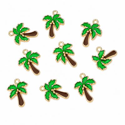 Enamled Palm Tree Charms