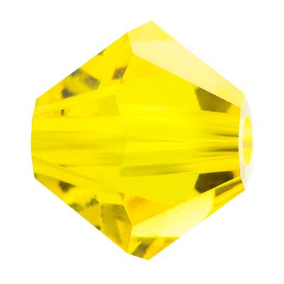 4mm Bicone: Citrine AB 24pcs