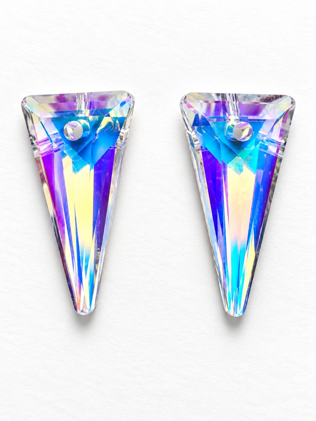 Spike Crystal Pendants 20x10mm: Crystal AB