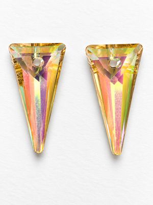 Spike Crystal Pendants 20x10mm: Sunshine