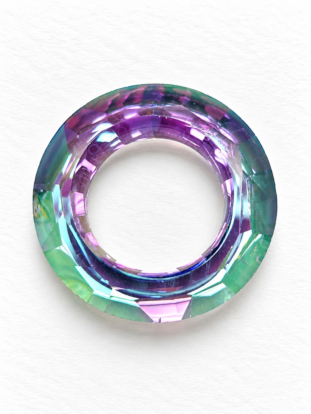 Crystal Ring 30mm: Light Vitrail