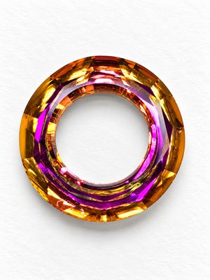 Crystal Ring 30mm: Medium Vitrail