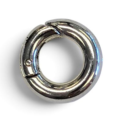 Carabiner Claps 19.9mm: Silver Plated
