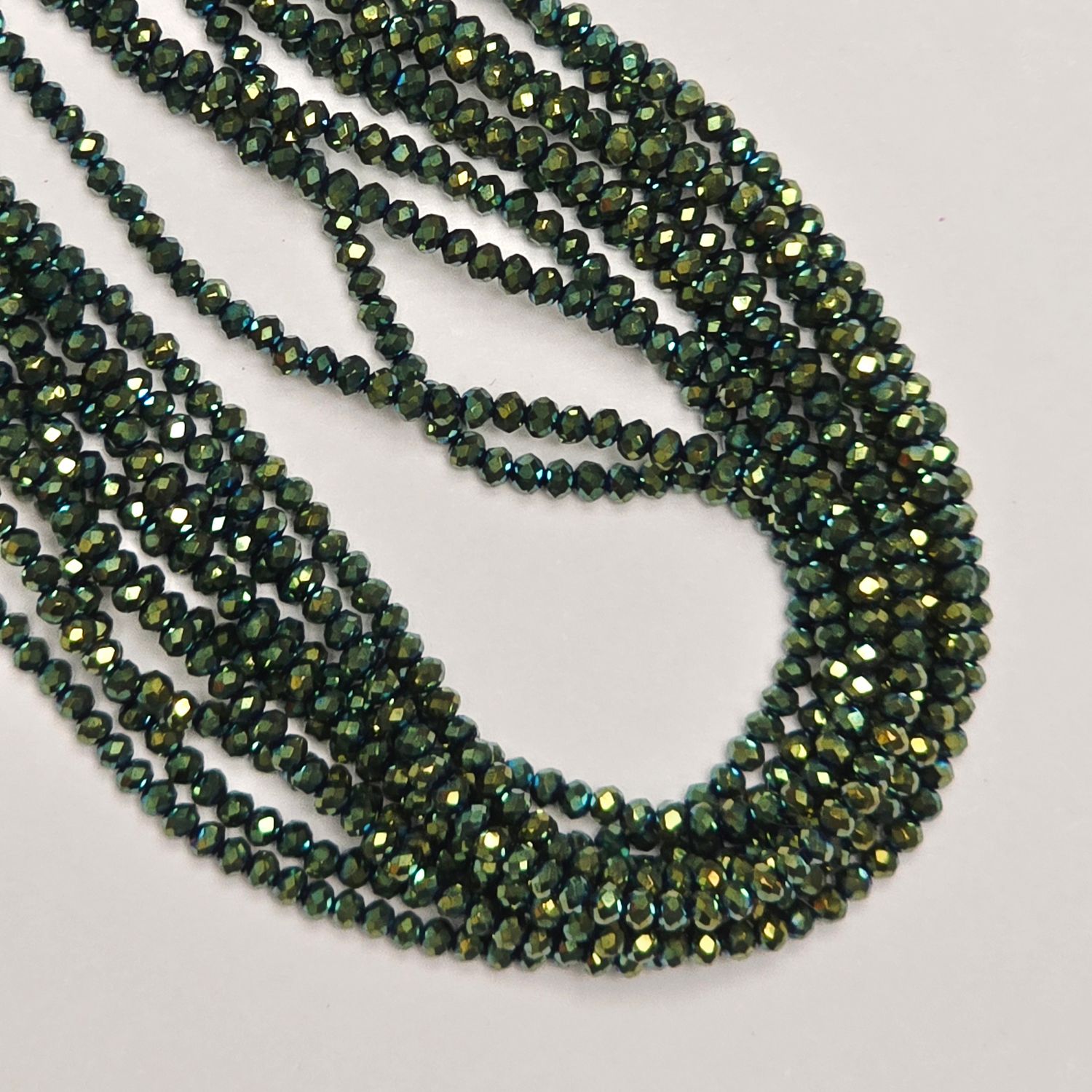 2mm Micro Crystals Rondelles #9
