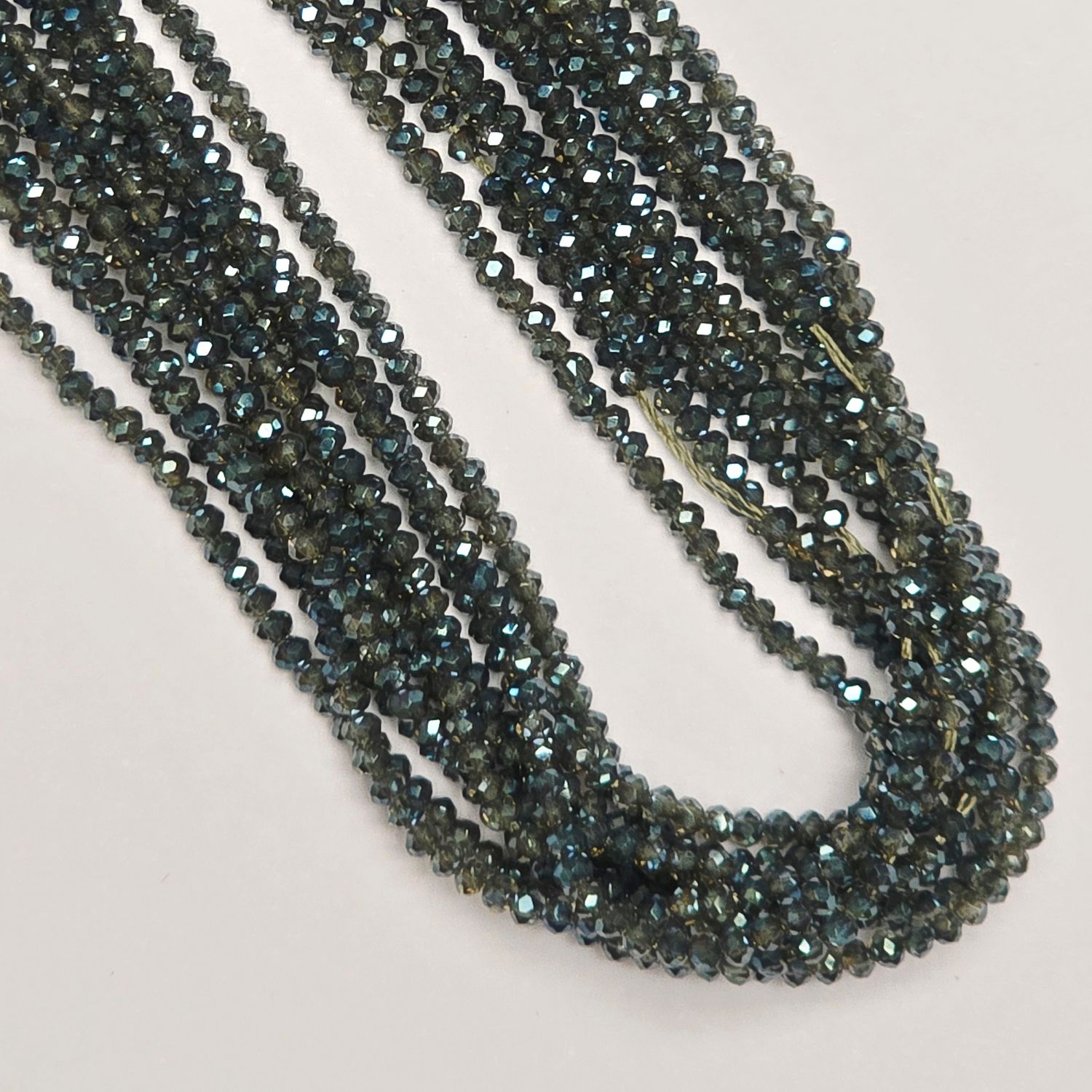 2mm Micro Crystals Rondelles #11