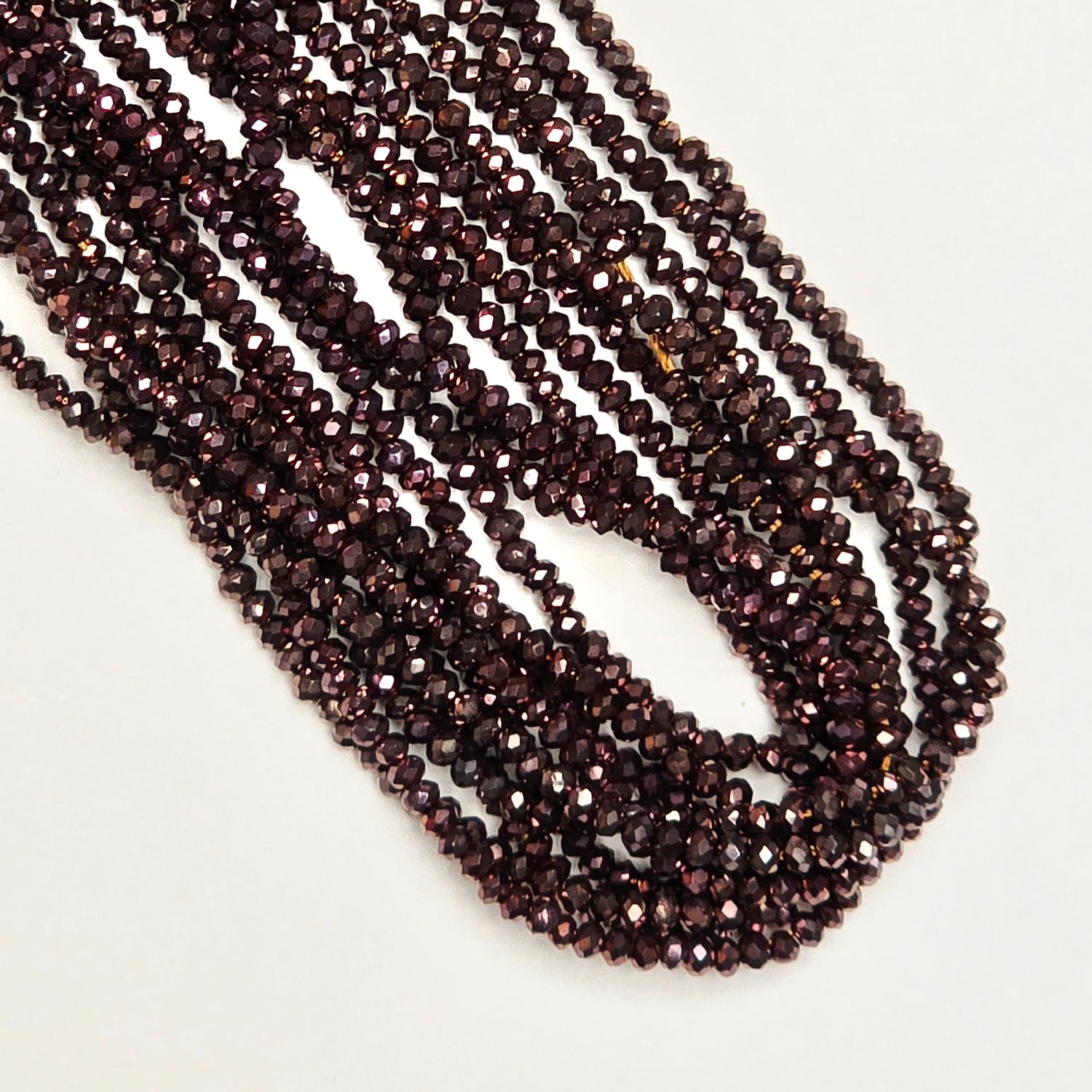 2mm Micro Crystals Rondelles #23