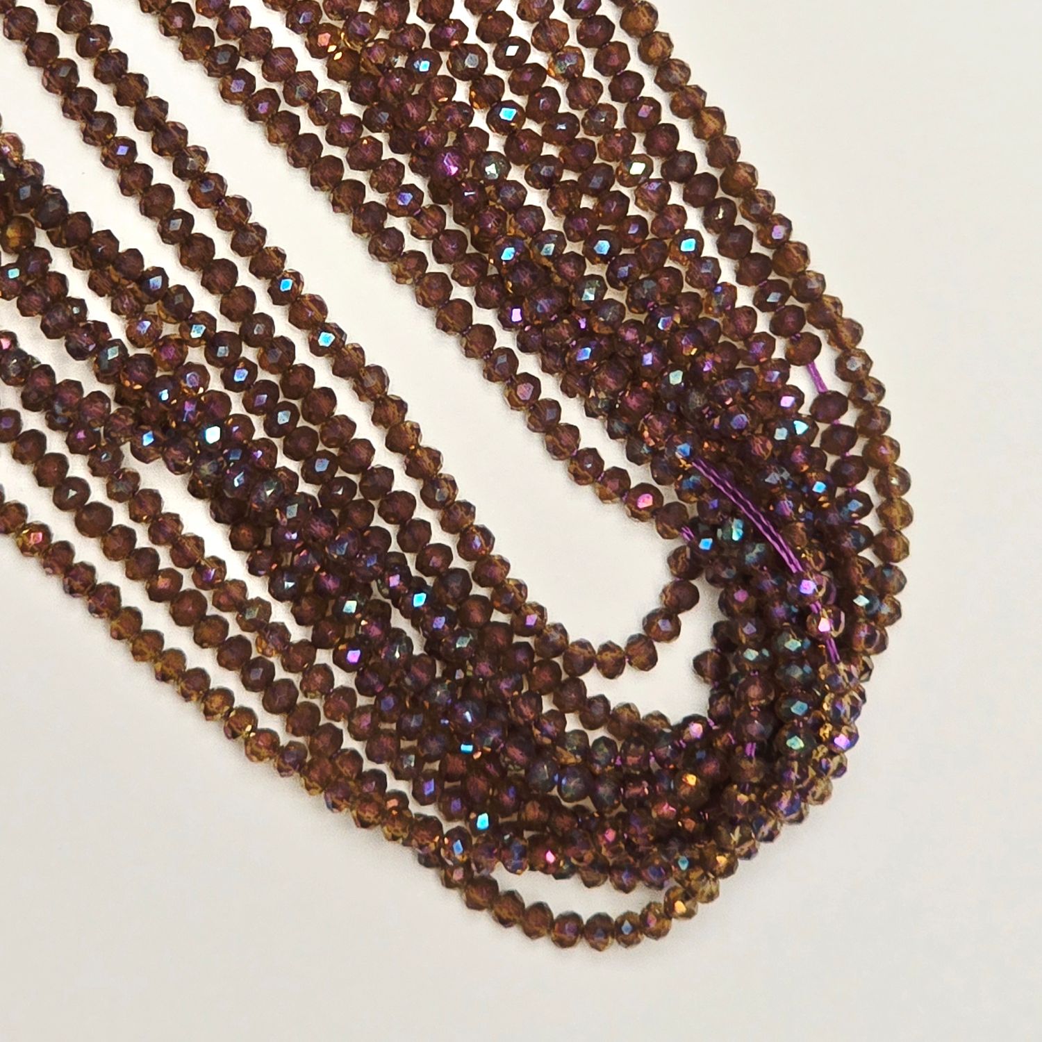 2mm Micro Crystals Rondelles #18