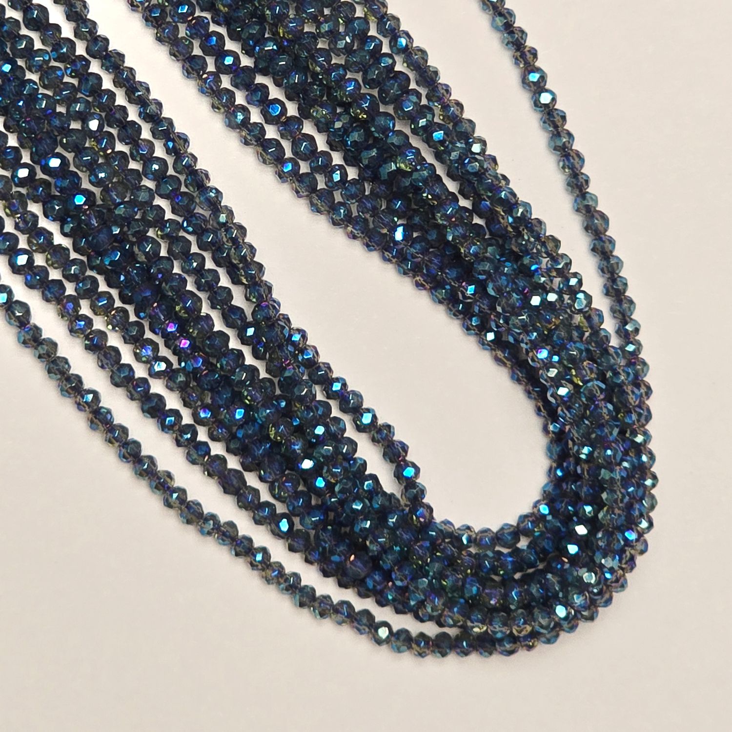 2mm Micro Crystals Rondelles #14
