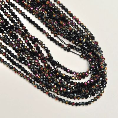 2mm Micro Crystals Rondelles #21 2mm Micro Crystals Rondelles #21