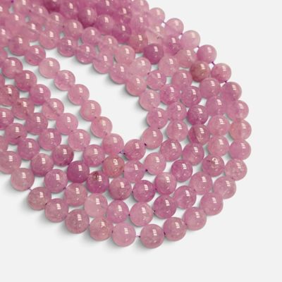 8mm Jade Gemstone Beads - Lavender 8mm Jade Gemstone Beads - Lavender