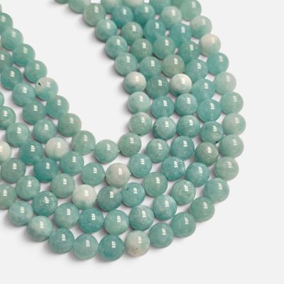 8mm Jade Gemstone Beads - Amazonite 8mm Jade Gemstone Beads - Amazonite