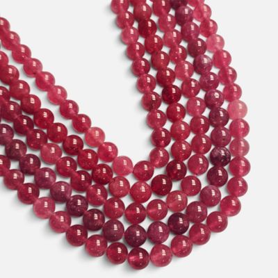 8mm Jade Gemstone Beads - Dusty Pink 8mm Jade Gemstone Beads - Dusty Pink