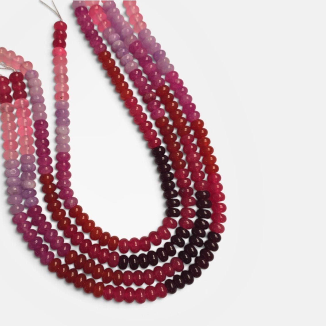 8x5mm Rondelle Milti-Color Jade Beads #5 8x5mm Rondelle Milti-Color Jade Beads #5