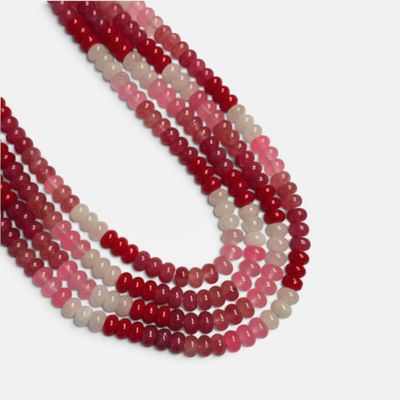 8x5mm Rondelle Milti-Color Jade Beads #6