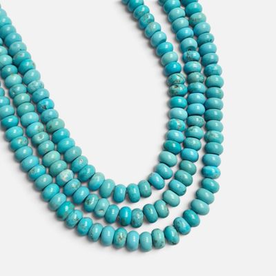 8x5mm Rondelle Gemstone Beads - Turquoise 8x5mm Rondelle Gemstone Beads - Turquoise