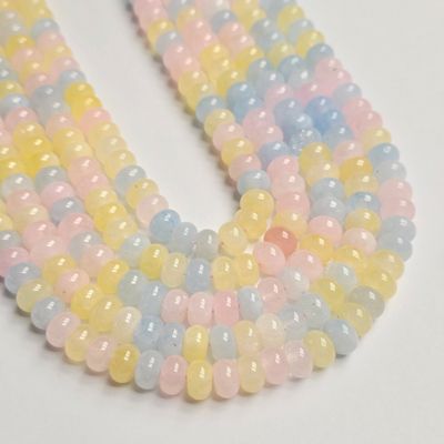 6mm Jade Rounds - Pastel Multi-Color 6mm Jade Rounds - Pastel Multi-Color