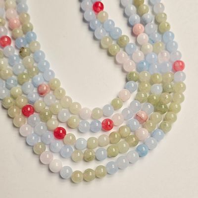 6mm Jade Rounds - Multi-Color 6mm Jade Rounds - Multi-Color