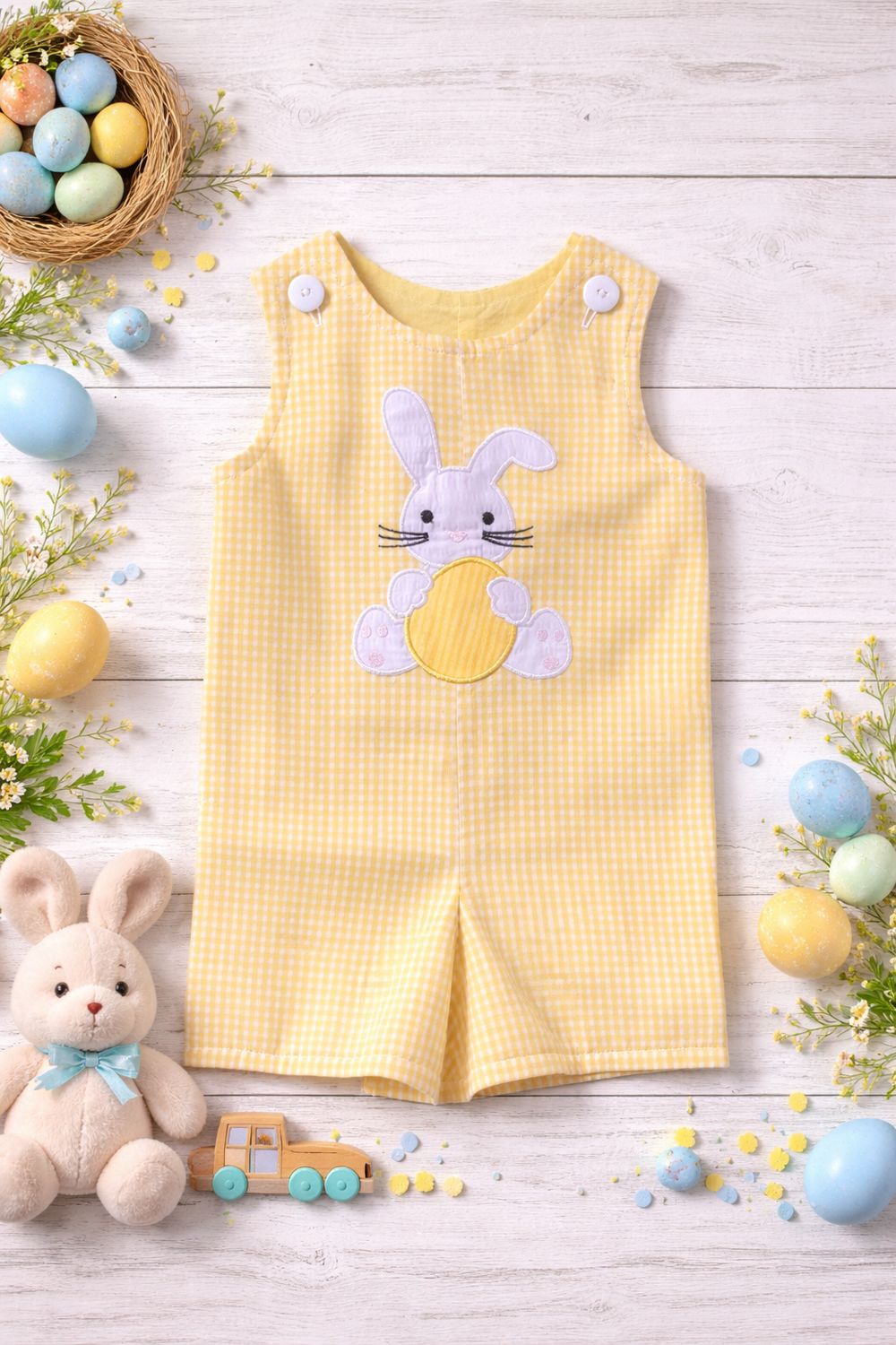 CLOSE OUT - YELLOW BUNNY OVERALL