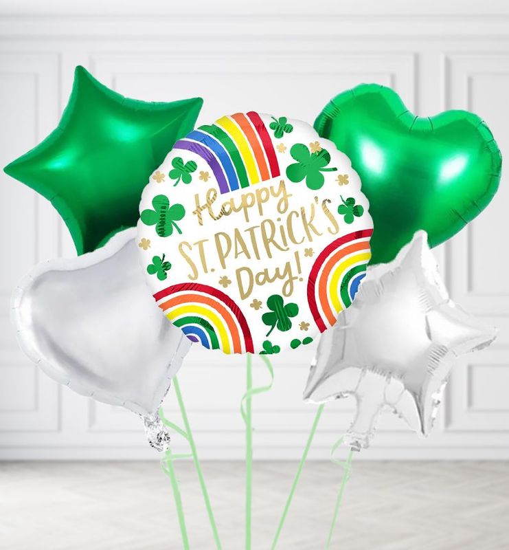 St Patrick's Day Rainbow Balloons St Patrick's Day Rainbow Balloons
