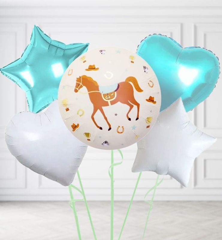 Bay Horse Round Balloons