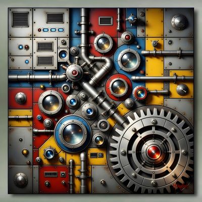 MikoArt-Liquid Gloss®-04/Series-80x80cm-0338