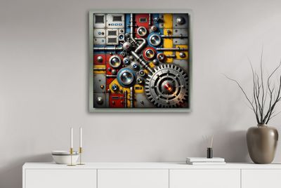 MikoArt-Liquid Gloss®-04/Series-80x80cm-0338