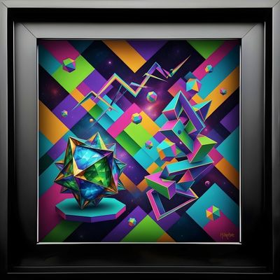 MikoArt-Liquid Gloss®-08/Series-120x120cm-0204