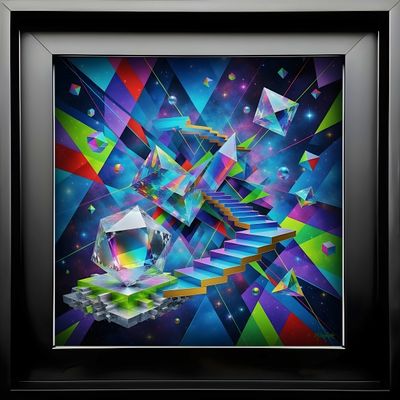 MikoArt-Liquid Gloss®-08/Series-120x120cm-0205