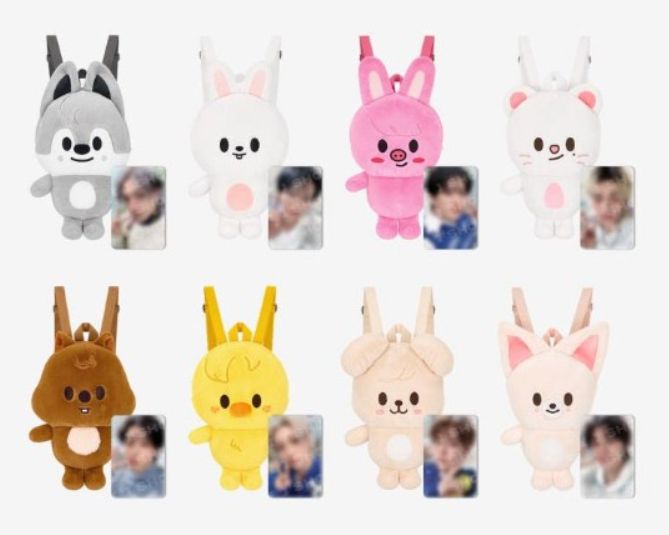 MOCHILA PELUCHE OFICIAL STRAY KIDS FANMEETIN SKZOO