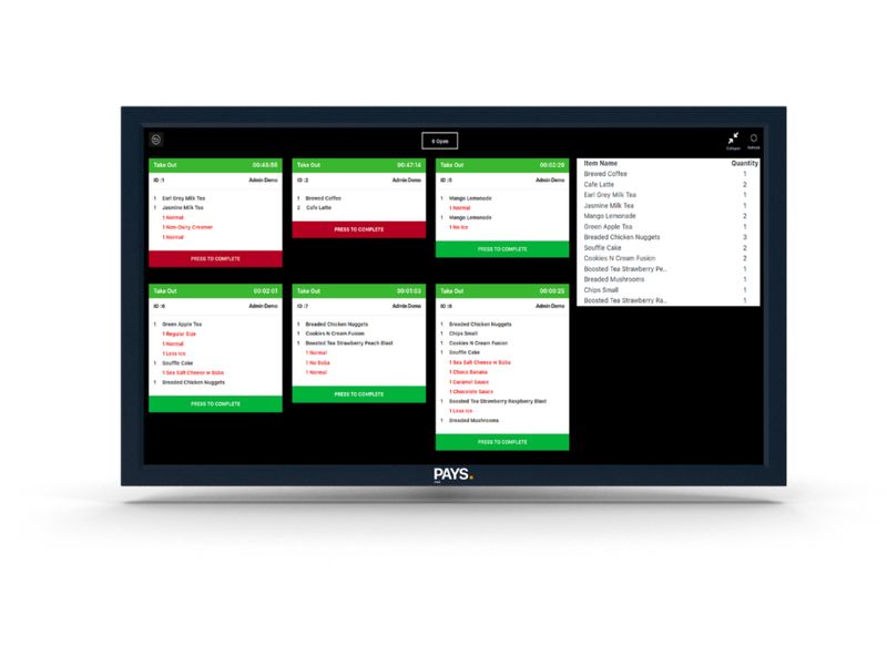 PAYSPOS KDS Software Only