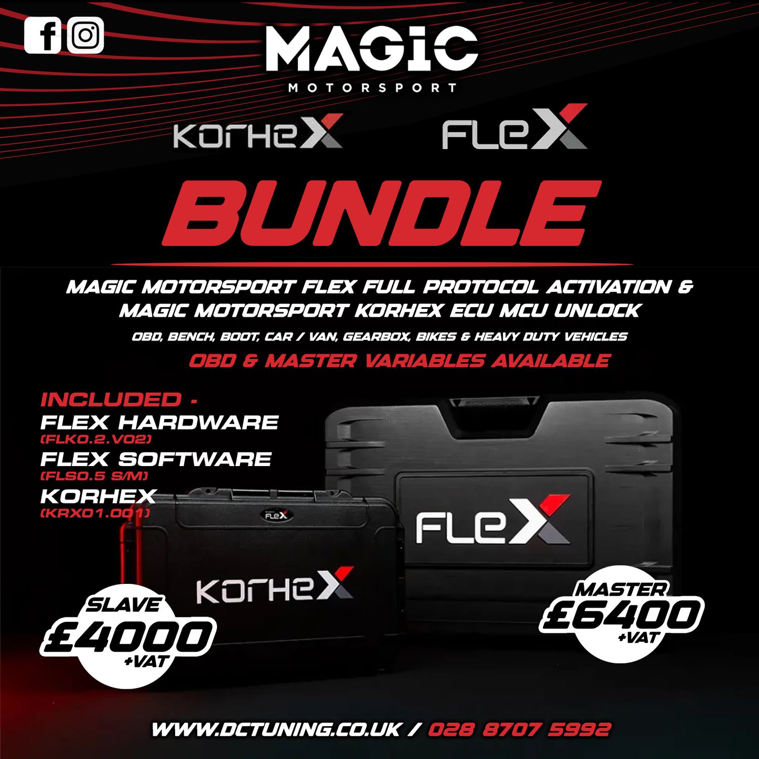 Magic Motorsport Flex Full & Korhex Bundle Magic Motorsport Flex Full & Korhex Bundle