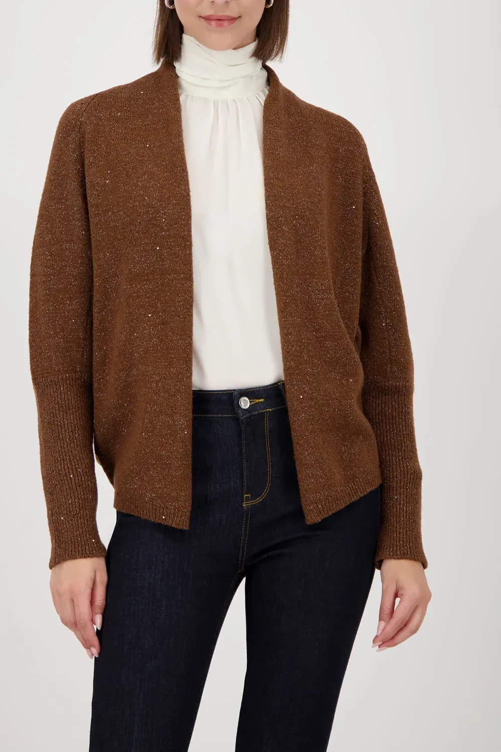 Monari Jacket with Sequins  Whiskey 809651