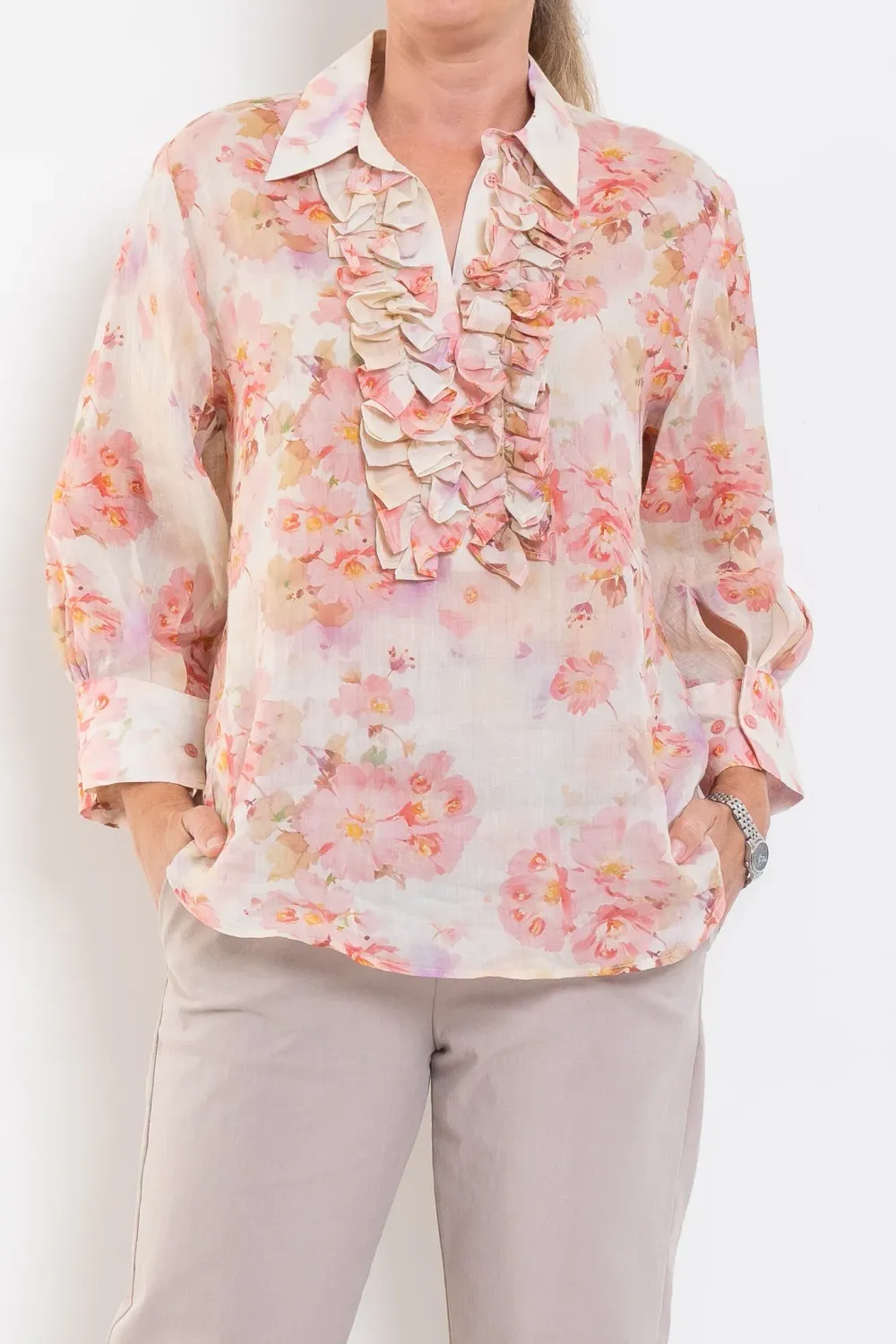 Mela Purdie Ruffle Resort Top F862 80047