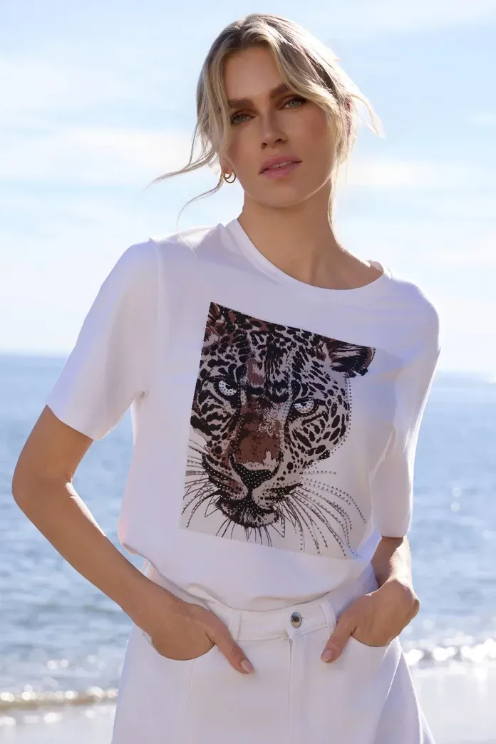 Monari Leopard T-Shirt 410808MNR